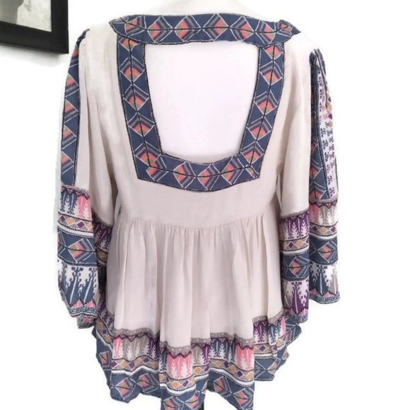 Free People Flowy Boho Top - Picture 4 of 7